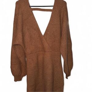 Cider Chocolate Knit Dress